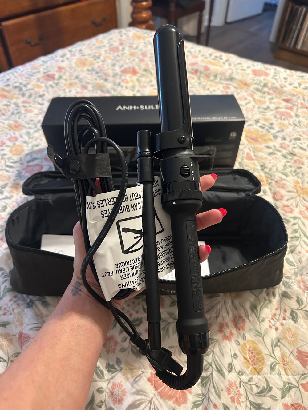 ANH x SULTRA Black Pro Marcel Iron - 1.25 Inch